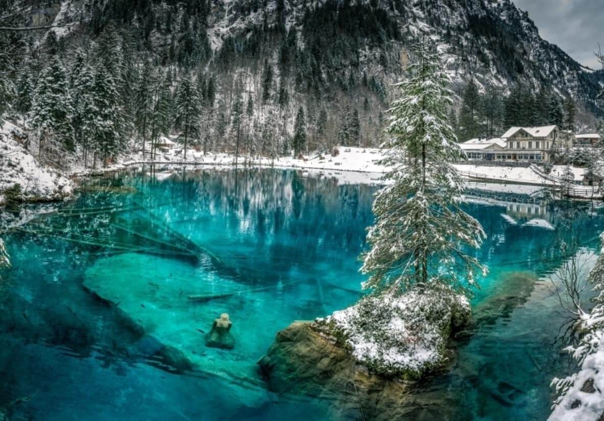 Lago Blausee: Descubre la belleza natural de los Alpes en Suiza